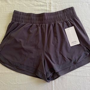 Athleta Mesh Racer Run high rise 3” short, new with tags